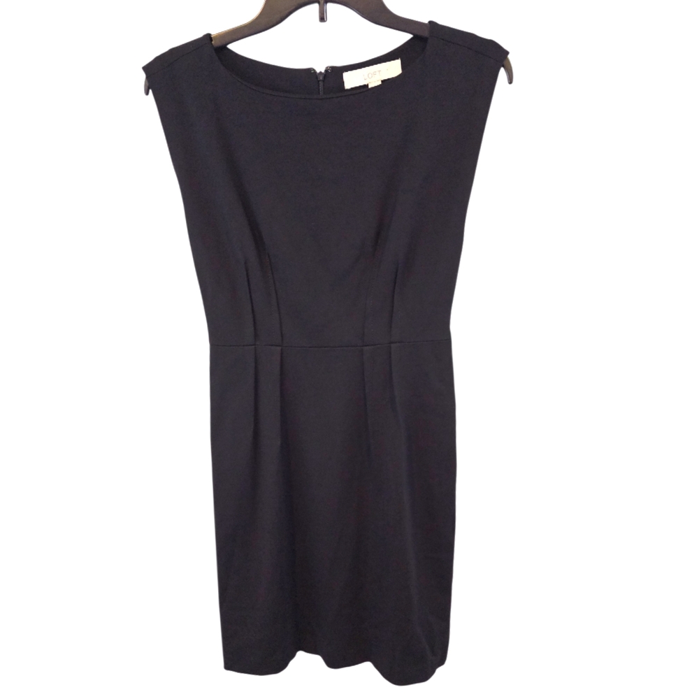 Ann Taylor Loft Size 00 Black Sheath Dress